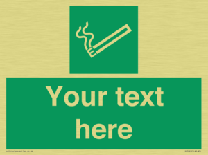 Custom E-Cigarettes/Vaping Permited Sign